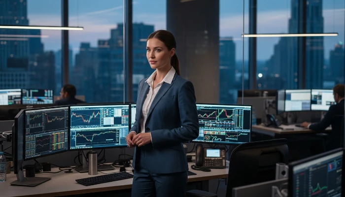 Caroline começou como trader júnior de ações em um grande banco, depois gerou milhões para um hedge fund