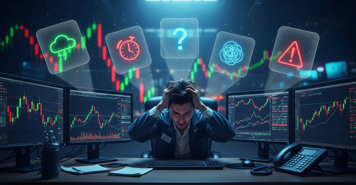 trader emocionado