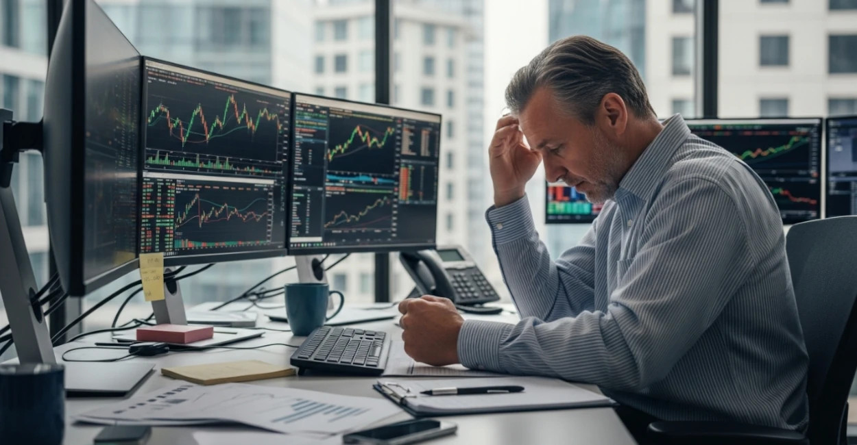 trader profissional gerenciando emoções